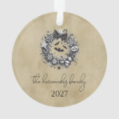 Creepy Wreath Ornament (Rückseite)