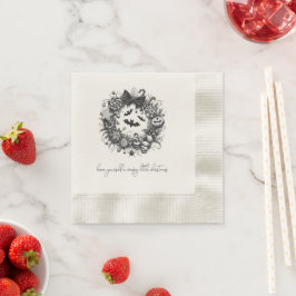Creepy Wreath Serviette