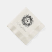 Creepy Wreath Serviette (Ecke)
