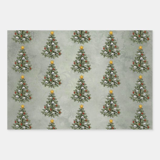 Creepy XMAS | Eine sehr gotische Tasse Geschenkpapier Set (Vorderseite)