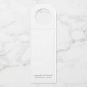 Creepy XMAS | Eine sehr gotische Weihnachtsbaumgru Flaschenanhänger (Rückseite)