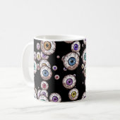 Creepy zerstreute Augäpfel - Tasse (Vorderseite Links)