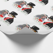 Creepy Zombie Braut und Bräutigam Hochzeitsgeschen Geschenkpapier (Ecke)