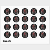 Creepy Zombie Halloween Sticker | Untot (Blatt)