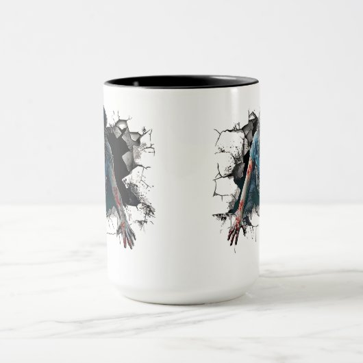 Creepy Zombie Horror - Beängstigendes Halloween Tasse (Zentrum)