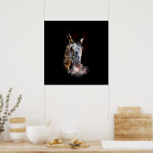 Creepy Zombie Horse Poster (Küche)