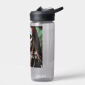 Creepy Zombie Monogramm Wasser Flasche (Links)