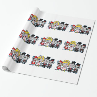 Creepy Zombie Wedding Party Geschenkpackung, Carto Geschenkpapier