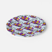 Creepy Zombies Spooky Halloween-Party Pappteller (Schrägansicht)