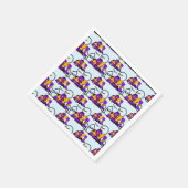 Creepy Zombies Spooky Halloween-Party Serviette (Ecke)