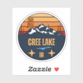 Creesee, Indiana Aufkleber (Blatt)