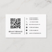 Créez votre propre carte de visite à code QR Visitenkarte (Vorderseite)