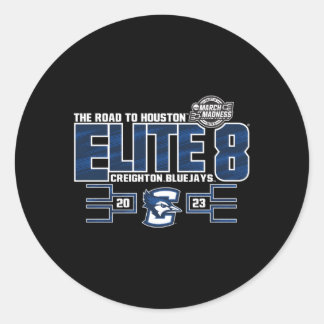 Creighton Bluejays Elite 8 2023 Basketball Royal Runder Aufkleber