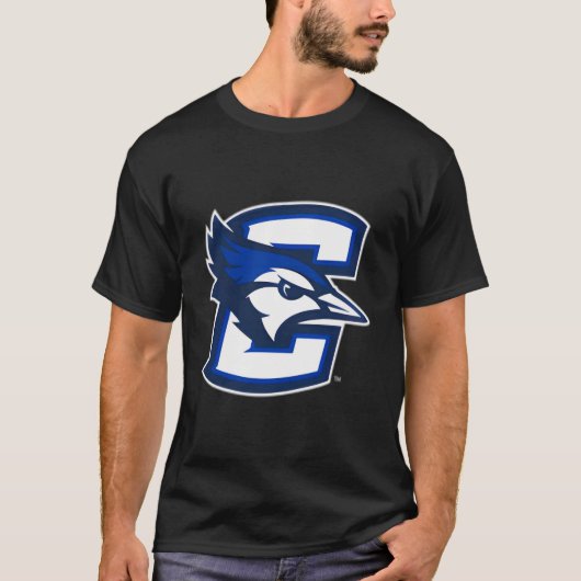 Creighton Bluejays Links Brustsymbol T-Shirt (Vorderseite)