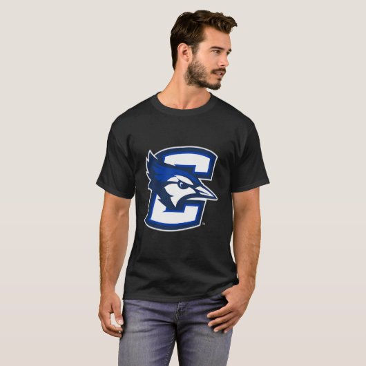Creighton Bluejays Links Brustsymbol T-Shirt (Vorne ganz)