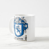 Creighton Familienwappen Kaffeetasse (Vorderseite Links)