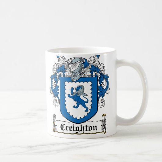Creighton Familienwappen Kaffeetasse (Rechts)