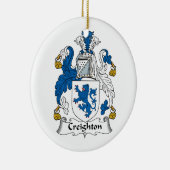 Creighton Familienwappen Keramik Ornament (Rechts)