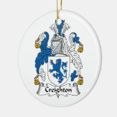 Creighton Familienwappen Keramik Ornament (Links)