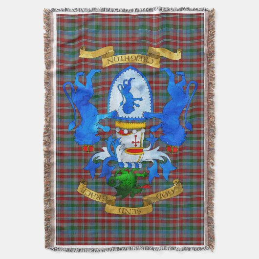 Creighton Wappen Decke (Vorderseite Vertikal)