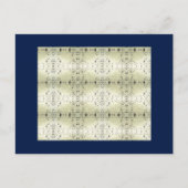 Crem de Lace Midnight Blue Postkarte (Vorderseite)