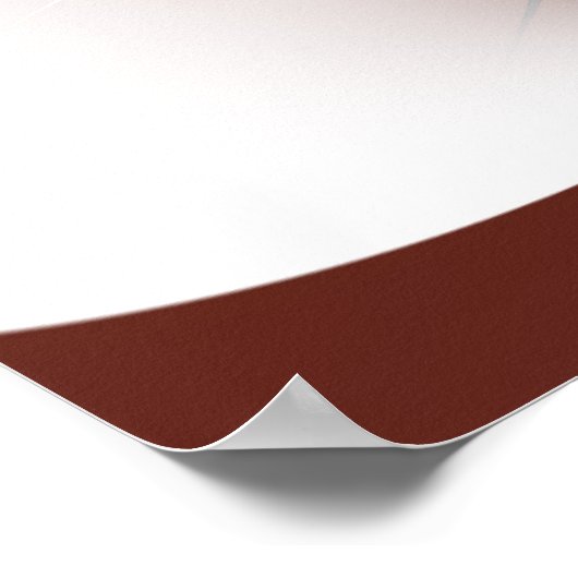 Crema Cooles Abstraktes Fraktal Poster (Ecke)