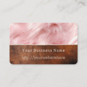 Creme Animal Fur Brown Südwest Cowhide Visitenkarte (Vorderseite)