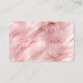 Creme Animal Fur Brown Südwest Cowhide Visitenkarte (Rückseite)