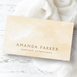 Creme Aquarell Trendstück Boutique Schönheit Sty Visitenkarte