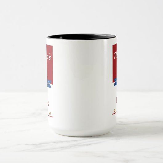 Creme aus Lutefisk Soup Coffee Tasse. Tasse (Zentrum)