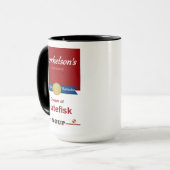 Creme aus Lutefisk Soup Coffee Tasse. Tasse (Vorderseite Links)