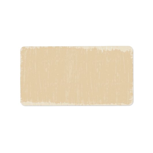 Creme bedrückt adressaufkleber (Vorne)