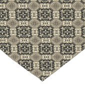 Creme Beveled Diamonds Muster Großer Tischläufer (Ecke)