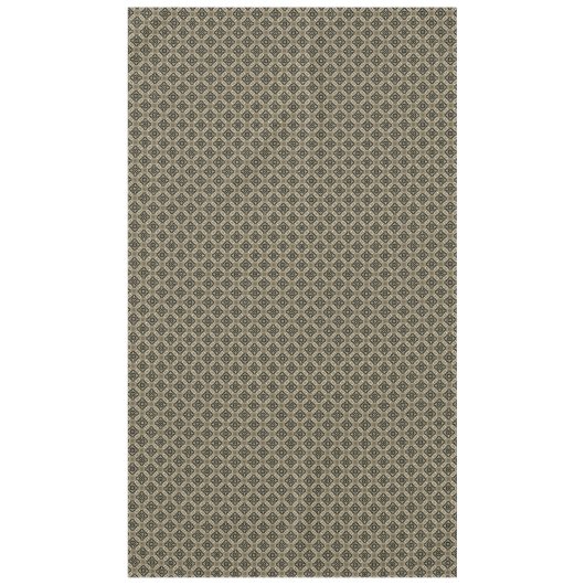 Creme Beveled Diamonds Pattern Tablecloth Tischdecke (Vorderseite)