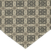 Creme Beveled Diamonds Pattern Tablecloth Tischdecke (Schrägansicht)