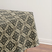 Creme Beveled Diamonds Pattern Tablecloth Tischdecke (Beispiel)