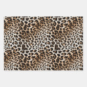 Creme Black Leopard & Gold Geschenkpapier Set (Vorderseite 3)