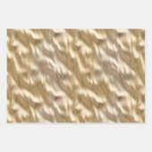 Creme Black Leopard & Gold Geschenkpapier Set (Vorderseite 2)