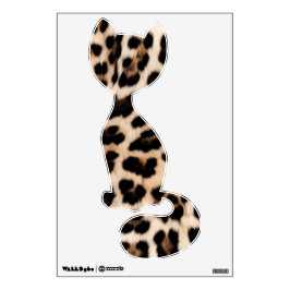 Creme Black Leopard Print Cat