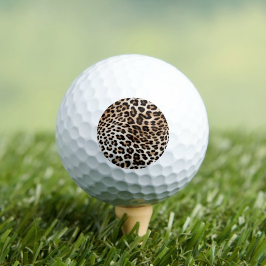 Creme Black Leopard Print Golfball (Insitu T-Shirt)