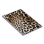 Creme Black Leopard Print Notizblock (Rechte Seite)