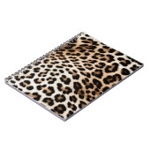 Creme Black Leopard Print Notizblock (Linke Seite)