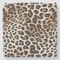 Creme Black Leopard Print