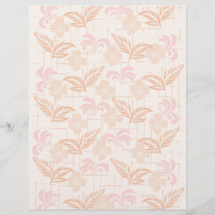 Creme-Blatt-Design