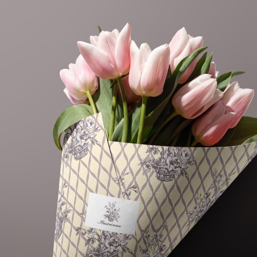 Creme-Blumenkorb-Tissue-Papier Seidenpapier