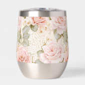 Creme Blush Pink Roses Brautparty (Vorderseite)