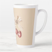 Creme-Bogen rote Kirschen   Milchtasse (Rechts)