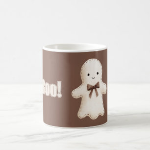 Creme Brauner Glücklicher Süßer Geist Buh Kaffeetasse