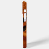 Creme Brown Cowhide Case-Mate iPhone Hülle (Rückseite / Links)