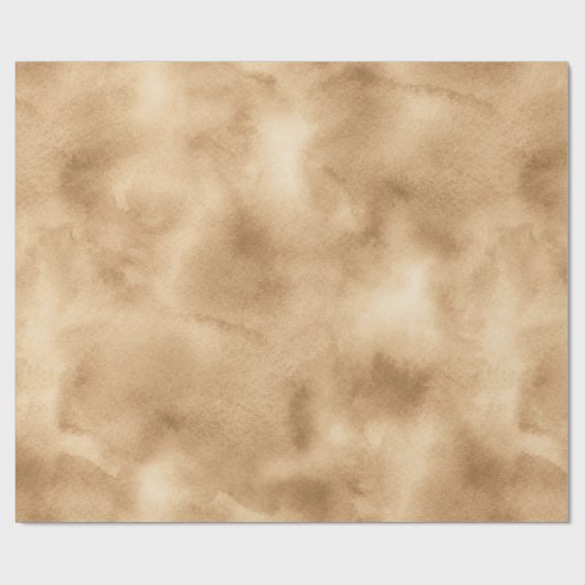 Creme Brown Geschenkpapier (Flach)